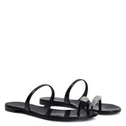 RING-black-Flats -Giuseppe Zanotti Shop I700000072 C 1