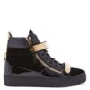 COBY-Black-Mid Top Sneakers