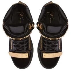 COBY-Black-Mid Top Sneakers -Giuseppe Zanotti Shop RS10053001 D 1 1