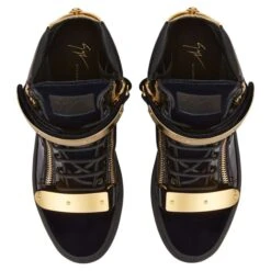 COBY-Blue-Mid Top Sneakers -Giuseppe Zanotti Shop RS10053002 D 1