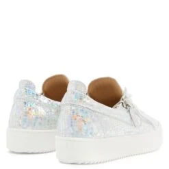 GAIL KALEIDO-Silver-Low-top Sneakers -Giuseppe Zanotti Shop RS30000001 C 1 1