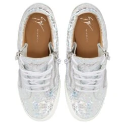 ADDY WEDGE KALEIDO-Silver-Wedges -Giuseppe Zanotti Shop RS30001001 D 1 1