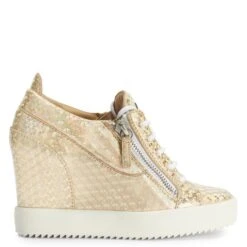 ADDY WEDGE KALEIDO-Gold-Mid Top Sneakers