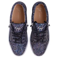 GAIL GLITTER-Black-Low-top Sneakers -Giuseppe Zanotti Shop RS30005005 D 1 1