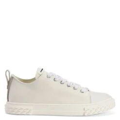 BLABBER-White-Low-top Sneakers