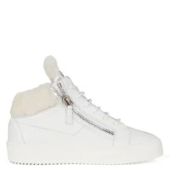 KRISS WINTER-White-Mid Top Sneakers -Giuseppe Zanotti Shop RW10000002 A 1