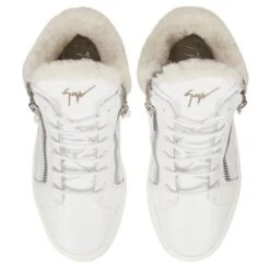 KRISS WINTER-White-Mid Top Sneakers -Giuseppe Zanotti Shop RW10000002 D 1
