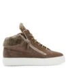KRISS WINTER-Grey-Mid Top Sneakers -Giuseppe Zanotti Shop RW10000008 A 1