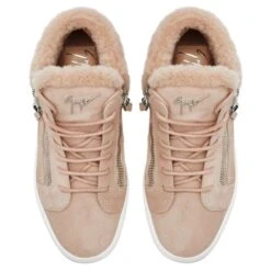 KRISS WINTER-Pink-Mid Top Sneakers -Giuseppe Zanotti Shop RW10000009 D 1