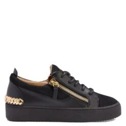 GAIL-Black-Low-top Sneakers