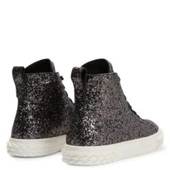 ECOBLABBER-Silver-Mid Top Sneakers -Giuseppe Zanotti Shop RW20026002 C 1