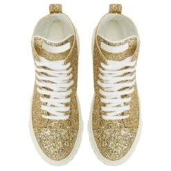 ECOBLABBER-Gold-Mid Top Sneakers -Giuseppe Zanotti Shop RW20026003 D 1