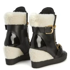 AITANA WEDGE-black-Mid Top Sneakers -Giuseppe Zanotti Shop RW20062001 C 1