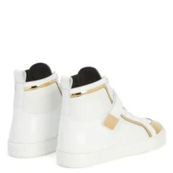 GIUSEPPE ZANOTTI ZENAS-White-Mid Top Sneakers -Giuseppe Zanotti Shop RW20063002 C 1
