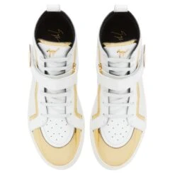 GIUSEPPE ZANOTTI ZENAS-White-Mid Top Sneakers -Giuseppe Zanotti Shop RW20063002 D 1