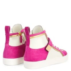 GIUSEPPE ZANOTTI ZENAS-Pink-Mid Top Sneakers 8 GIUSEPPE ZANOTTI ZENAS-Pink-Mid Top Sneakers -Giuseppe Zanotti Shop RW20063003 C 1 1
