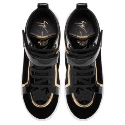 GIUSEPPE ZANOTTI ZENAS-black-Mid Top Sneakers -Giuseppe Zanotti Shop RW20066001 D 1